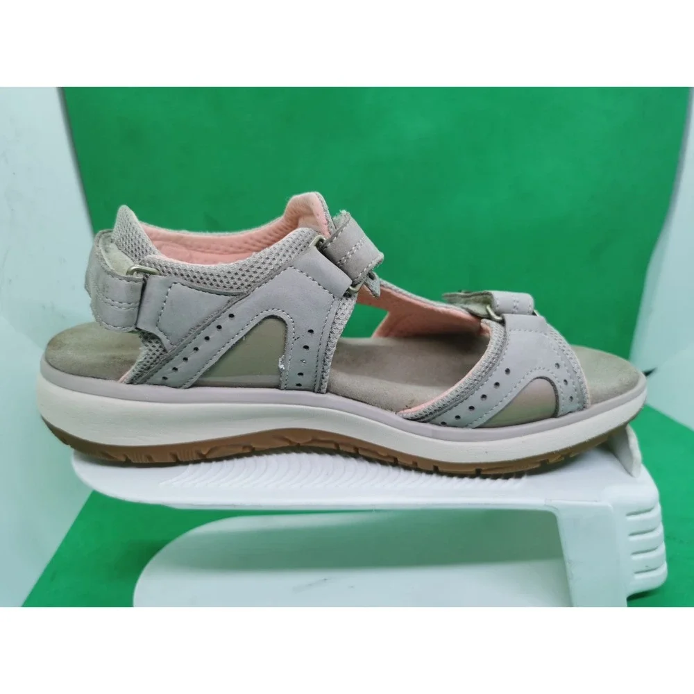 SAS Embark Sandals Womens Sz 8.5 M Taupe Walking Tripad Comfort Adjustable Strap